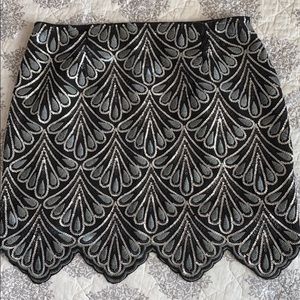 Esley Sequined Party Skirt